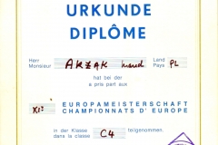 Dyplom 02 Mistrzostwa europy Srebro